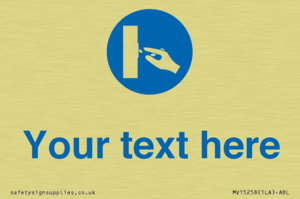 Custom Use Switch Sign